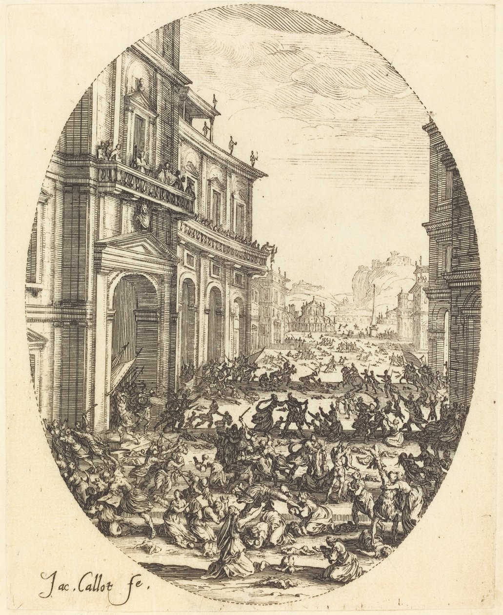 Le Massacre des Innocents, Deuxième Planche - Jacques Callot