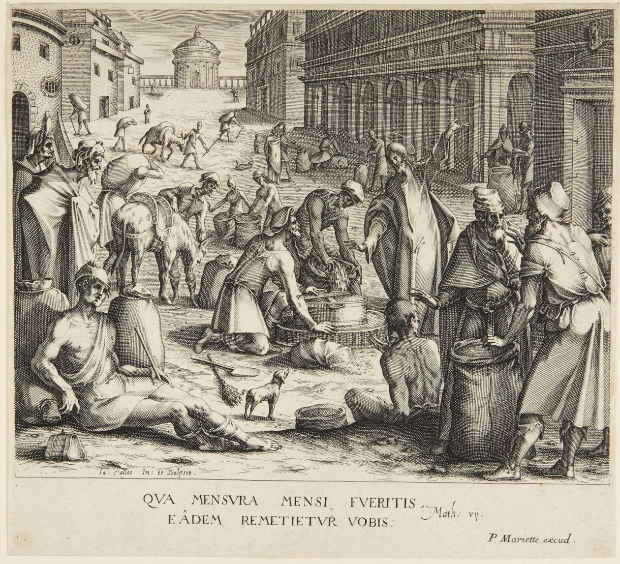 Les mesureurs de céréales - Jacques Callot