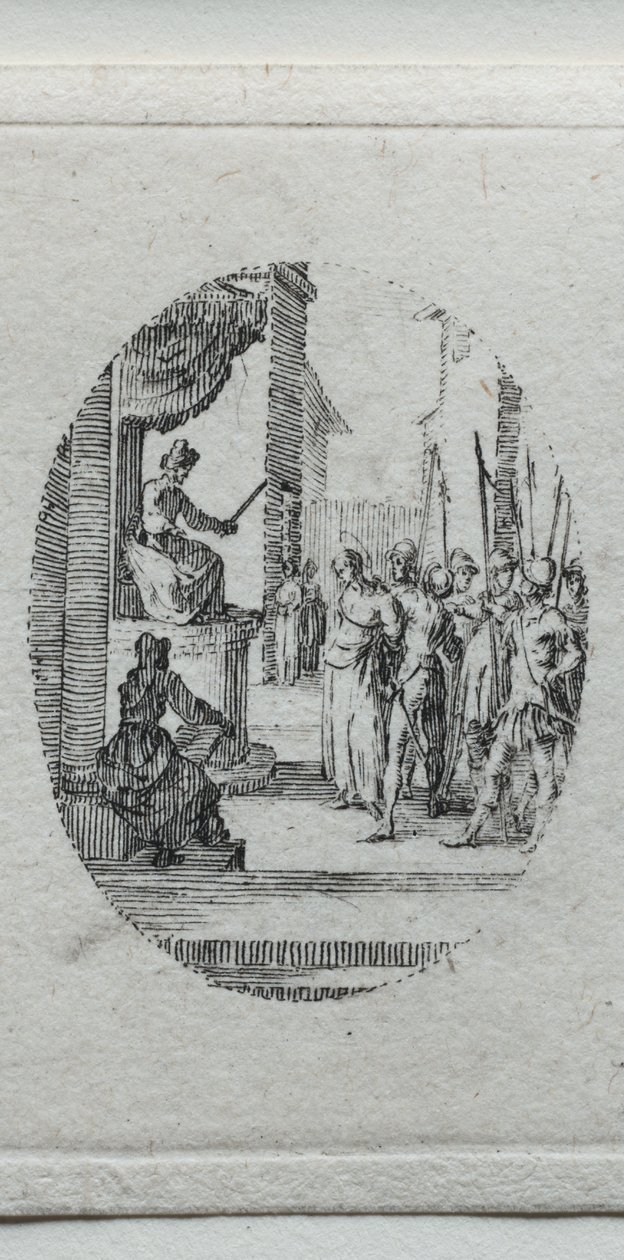 Les mystères de la Passion : Christ devant Pilate - Jacques Callot