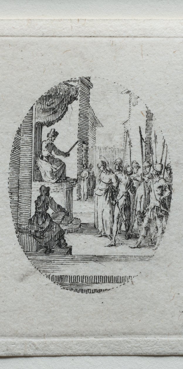 Les Mystères de la Passion : Le Christ devant Pilate - Jacques Callot