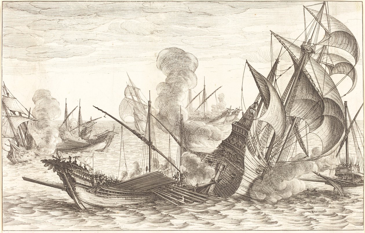 La Deuxième Bataille Navale - Jacques Callot