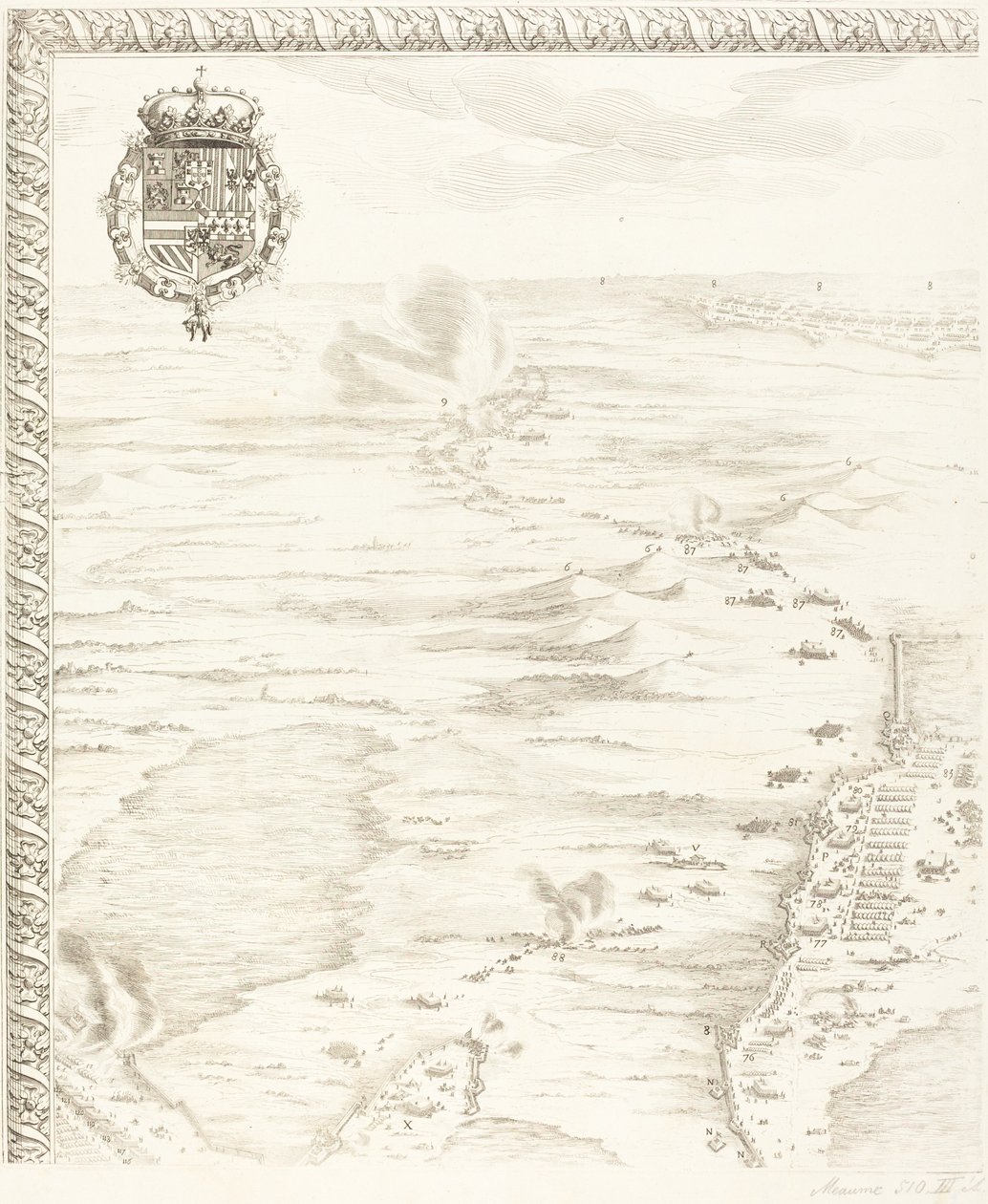 Le siège de Breda [plaque 1 de 6] - Jacques Callot