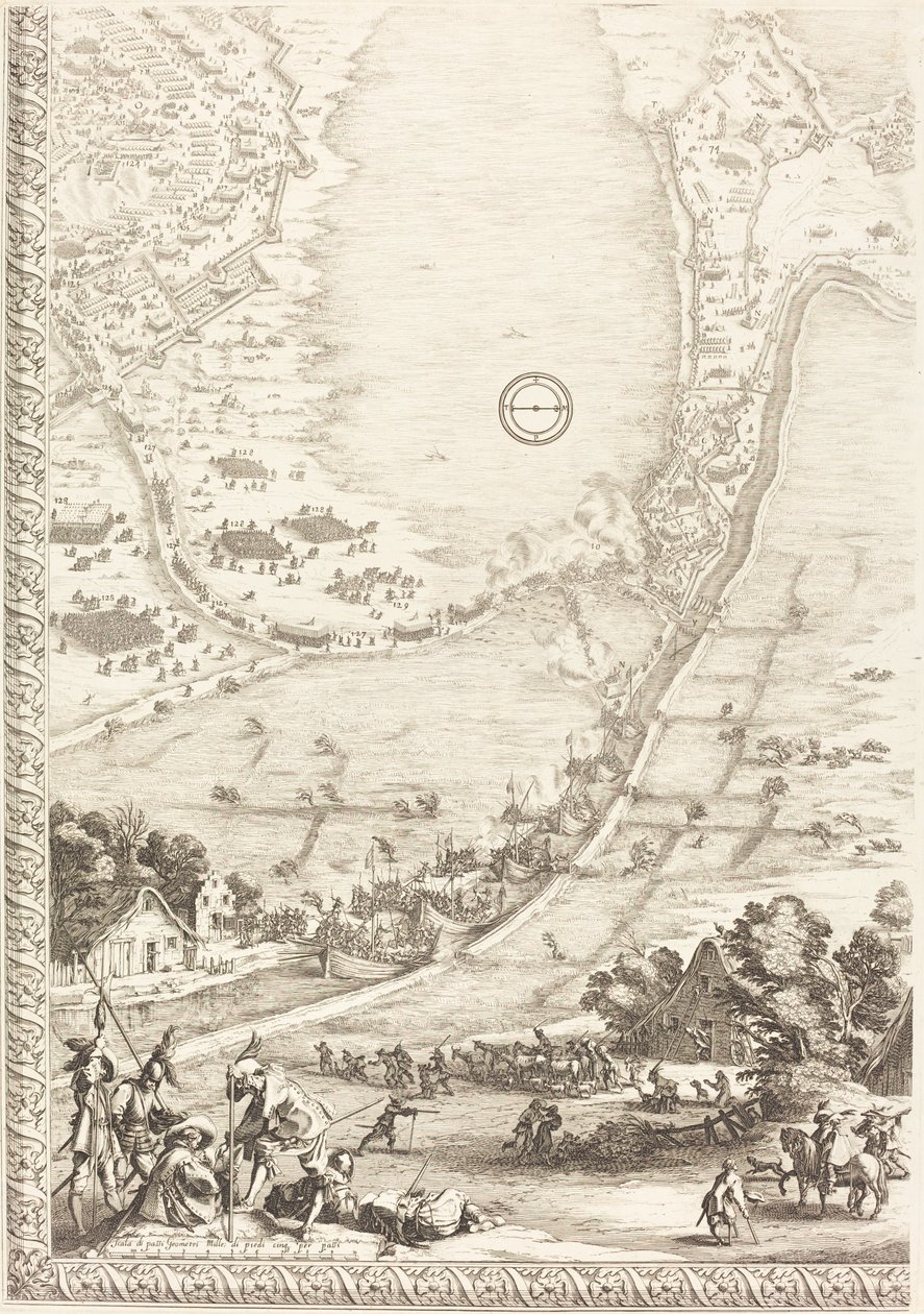 Le siège de Breda [planche 4 de 6], 1627-1628 - Jacques Callot