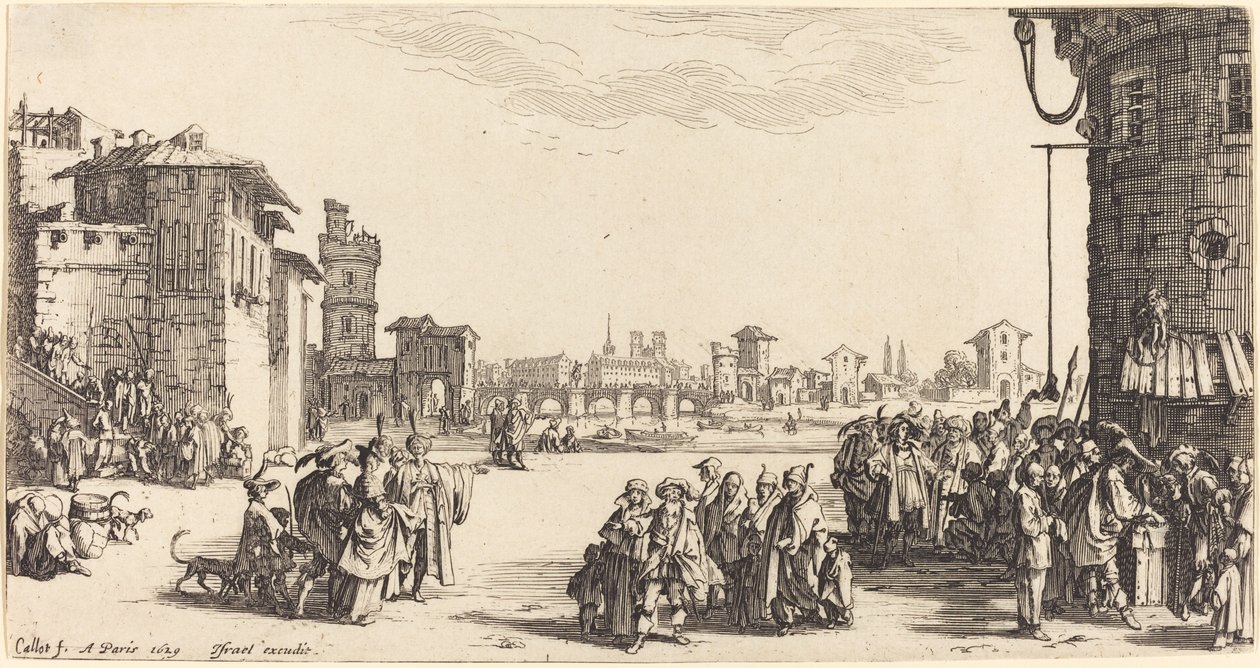 Le marché aux esclaves - Jacques Callot
