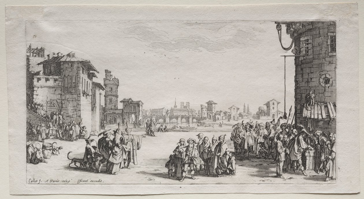 Le Marché aux Esclaves, 1629 - Jacques Callot