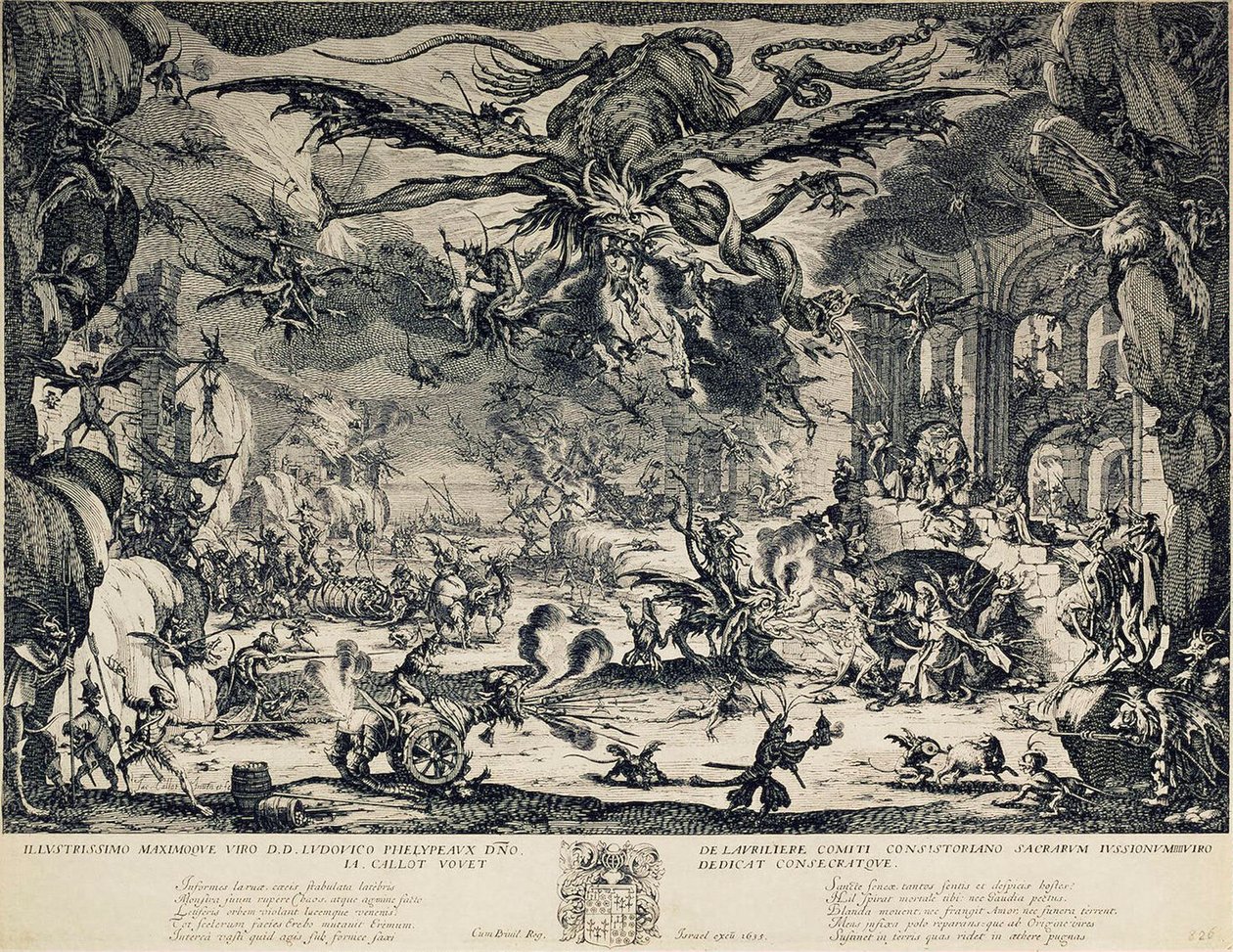 La Tentation de Saint Antoine, 1635 - Jacques Callot