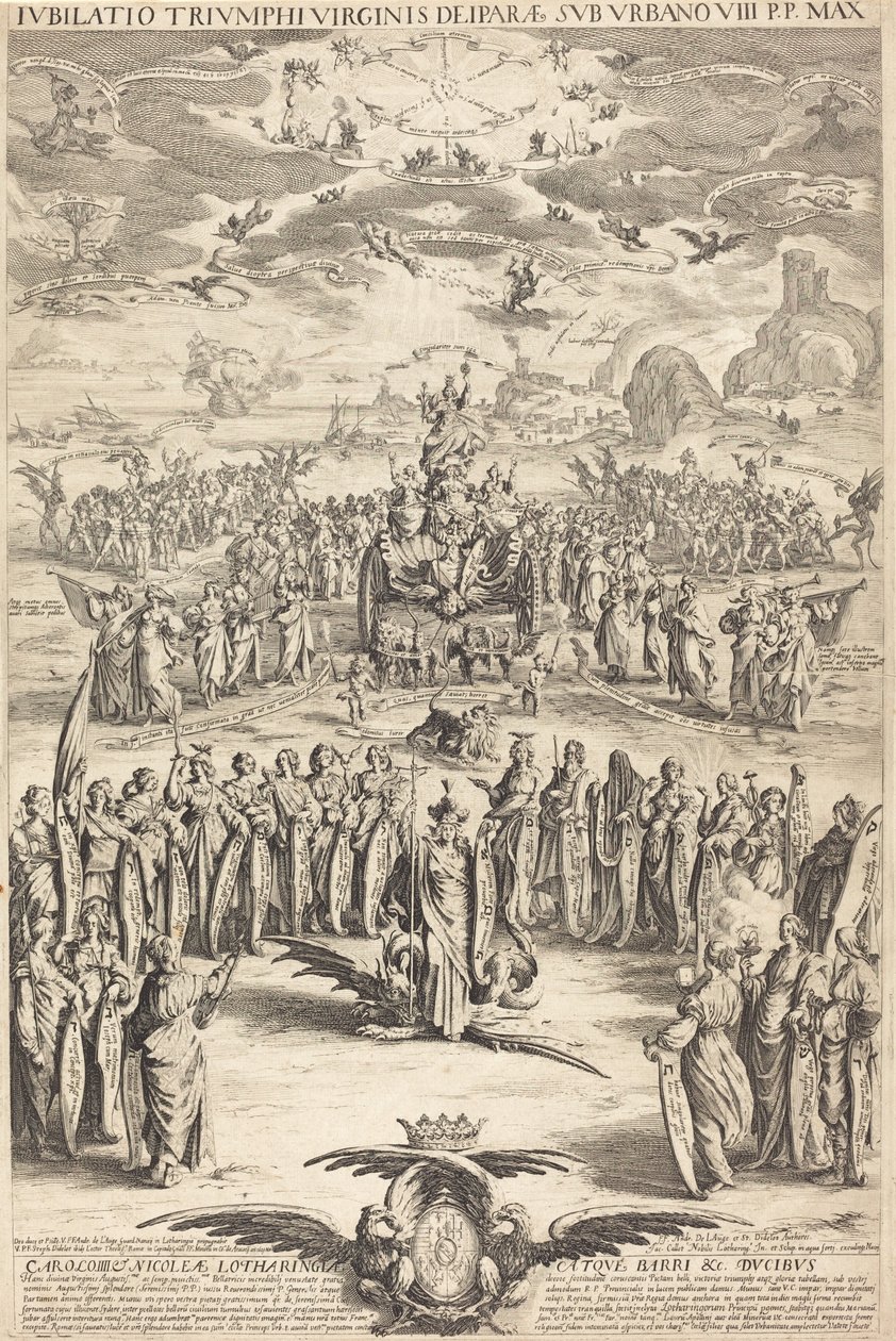 Le Triomphe de la Vierge - Jacques Callot