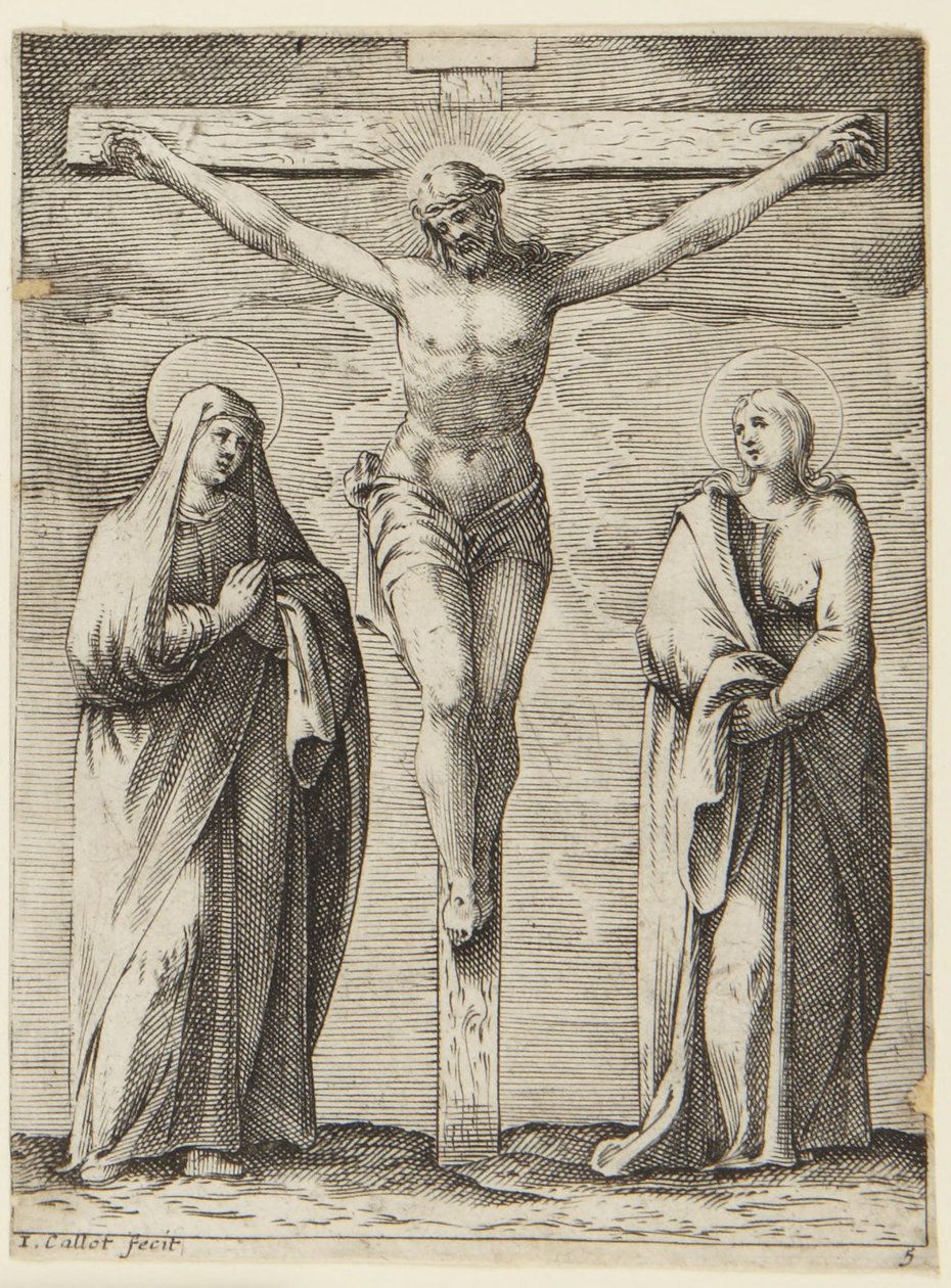 La Vierge et saint Jean au pied de la Croix - Jacques Callot