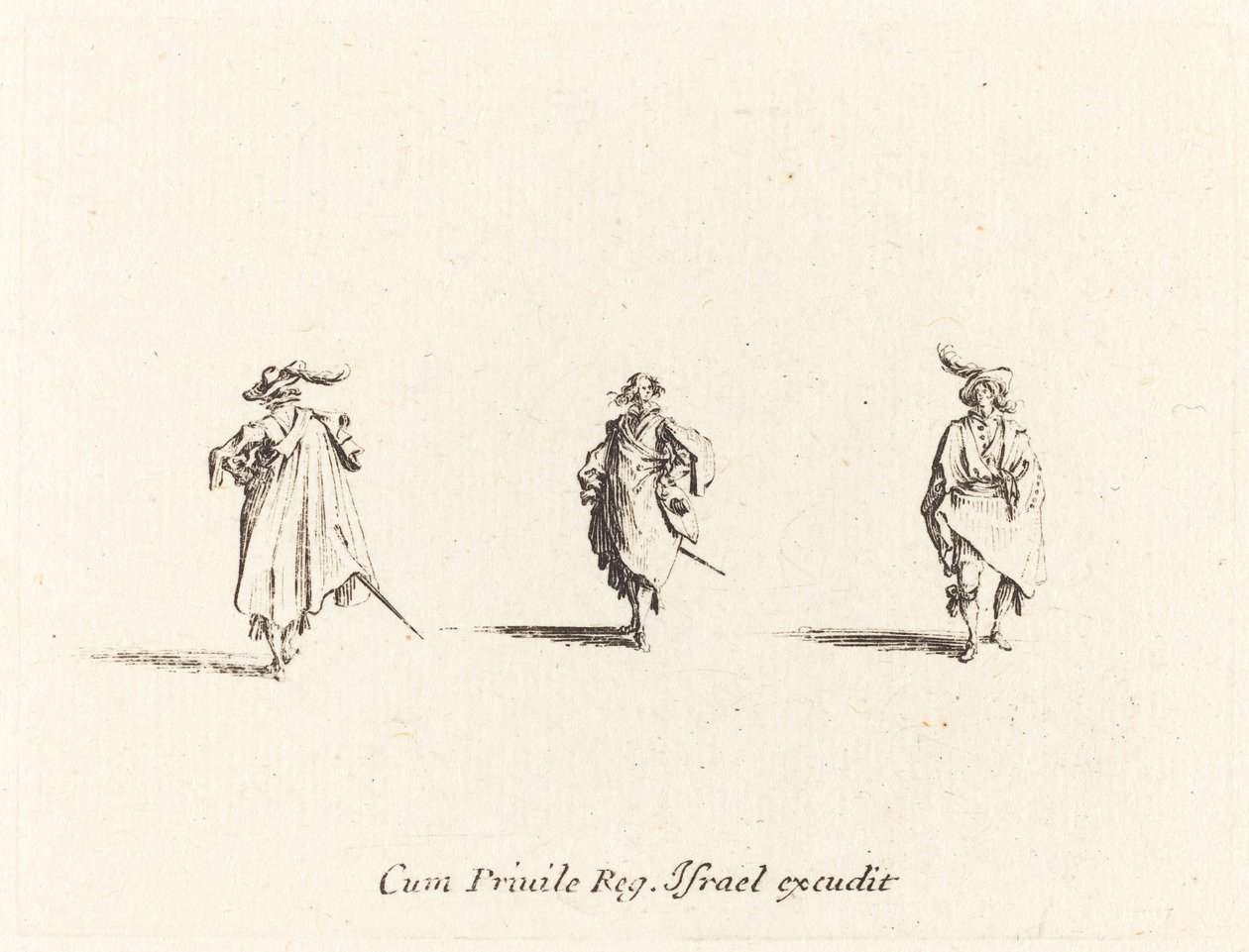 Trois Gentilshommes - Jacques Callot