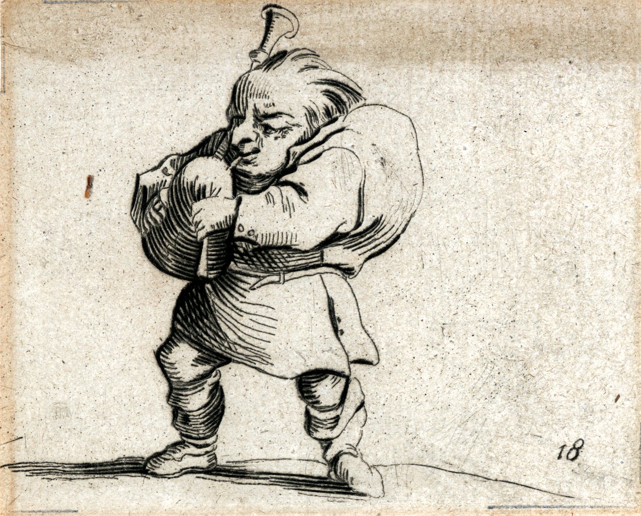 Varie Figure Gobbi ... (gravure) - Jacques Callot