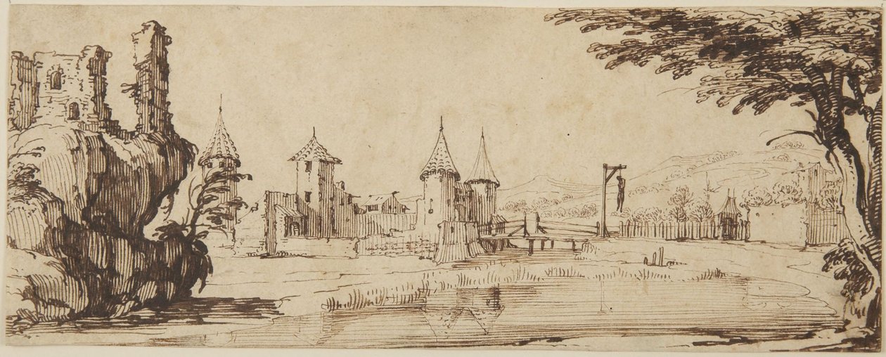 Vue du château - Jacques Callot