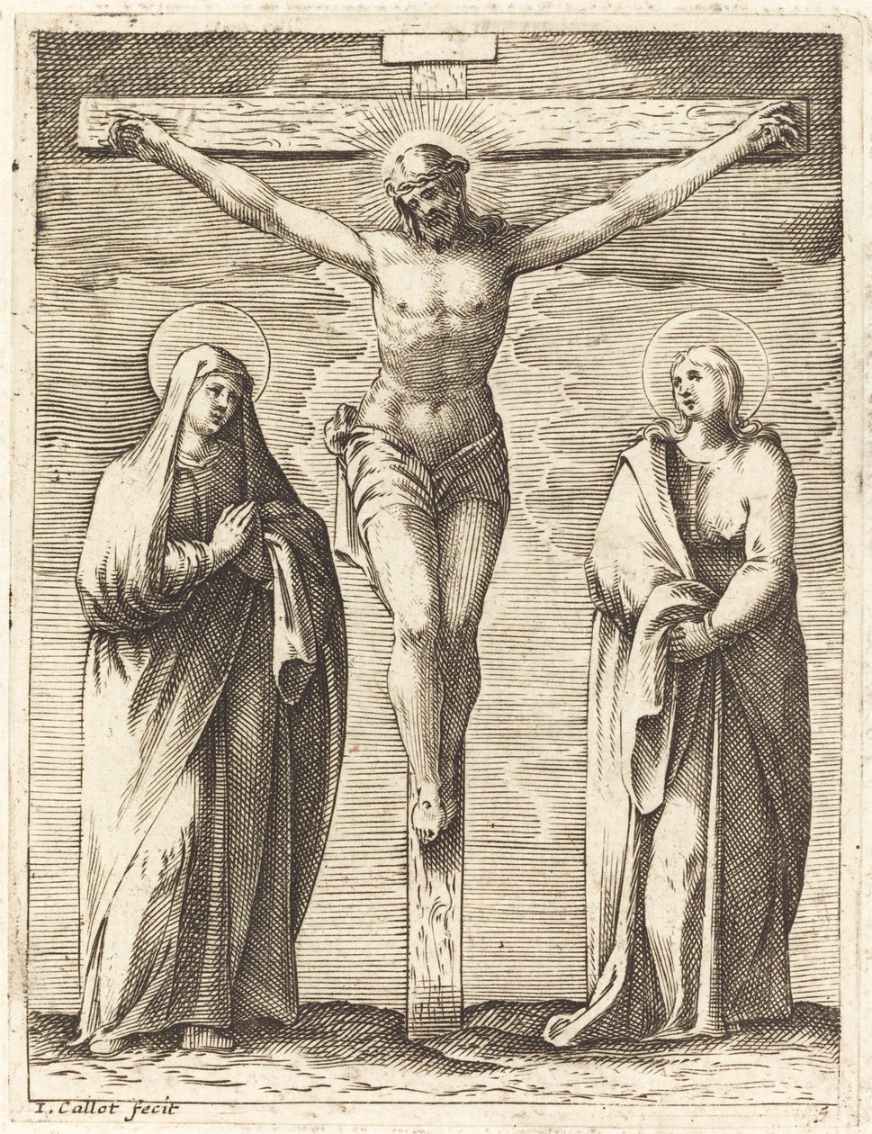 La Vierge et Saint Jean au pied de la croix | Jacques Callot