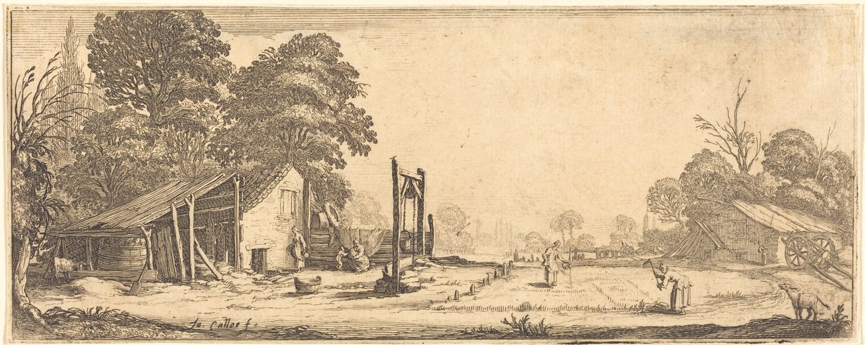 Le Jardin - Jacques Callot or Follower of Jacques Callot
