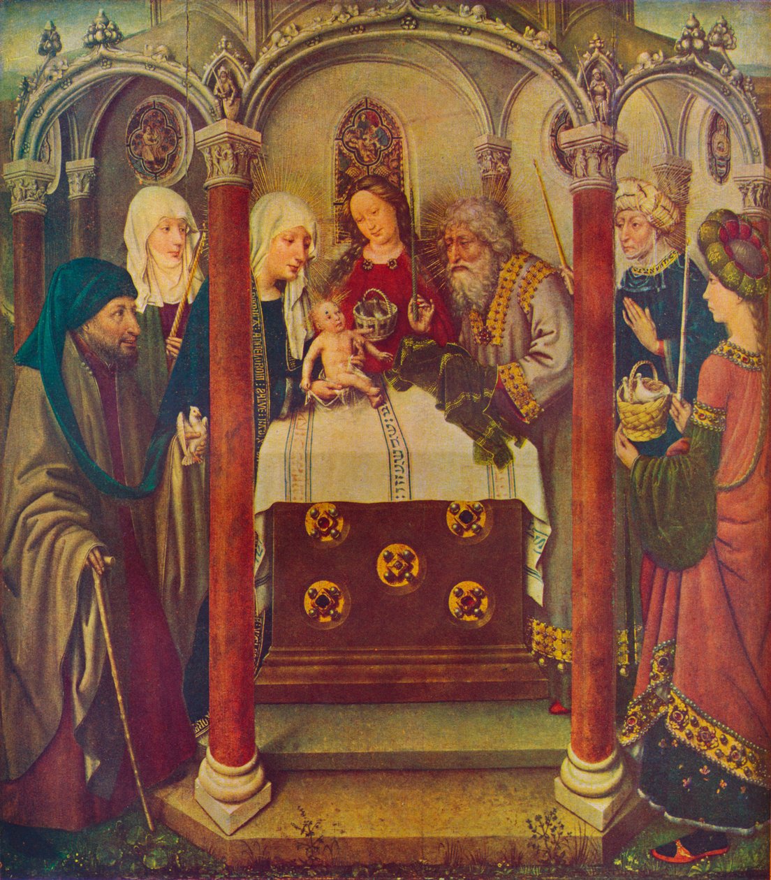 La Présentation du Christ au Temple, 15e siècle - Jacques Daret