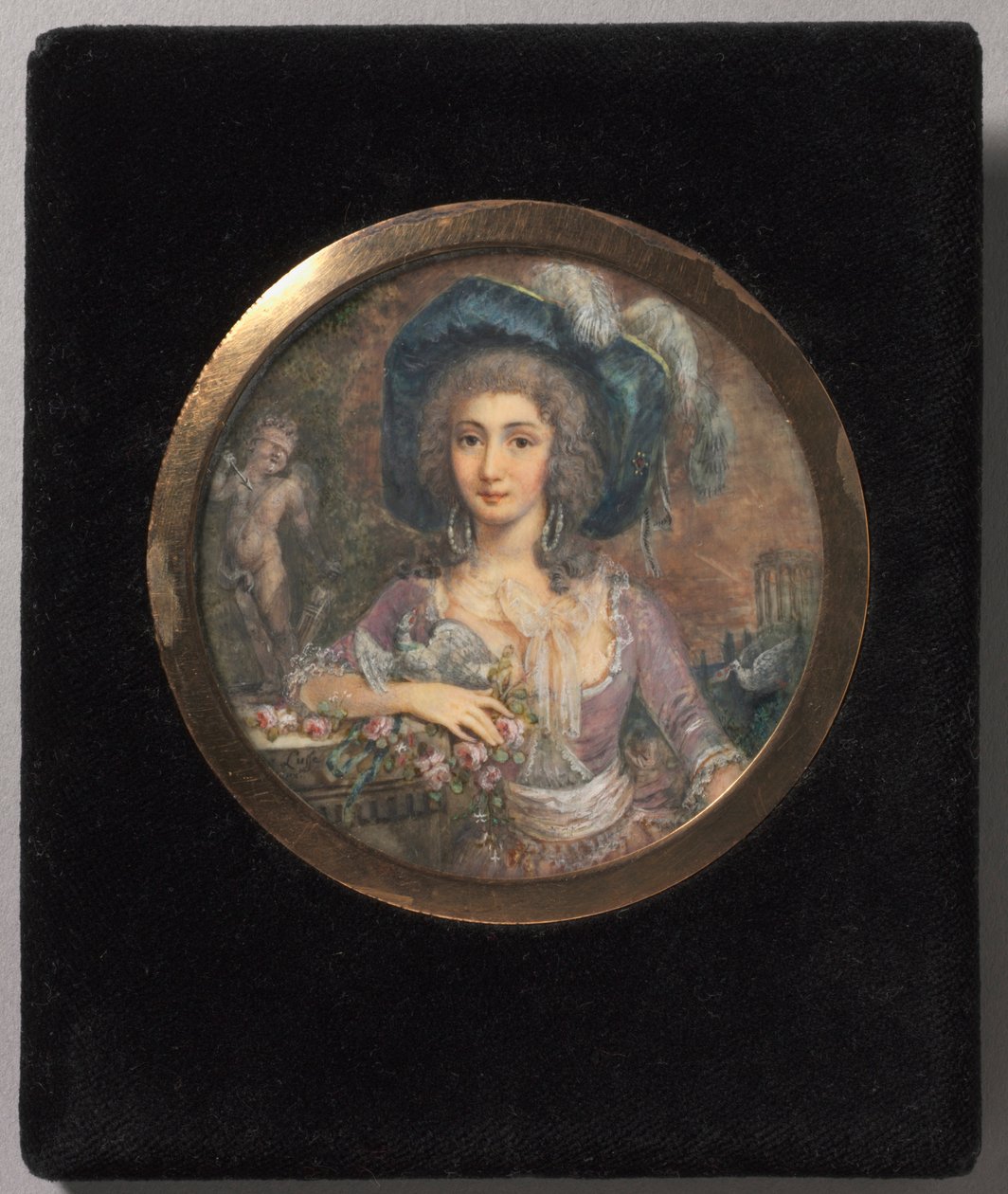 Portrait de Mademoiselle Colombi, 1788 - Jacques Delusee