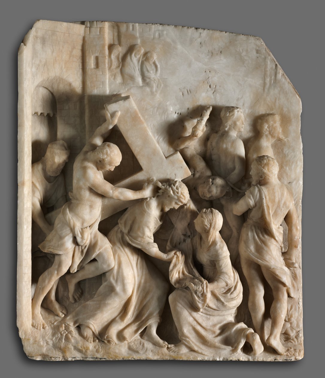 Le Christ portant la croix avec les saints Simon et Véronique, vers 1545 - Jacques Dubroeucq