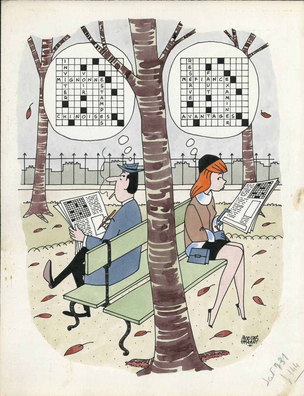 Jours de France, satirique en couleurs - Jacques Faizant