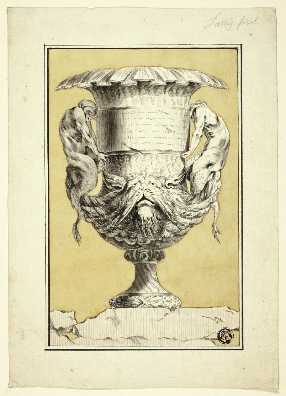 Vase monumental avec figures anthropomorphes - Jacques Francois Joseph Saly