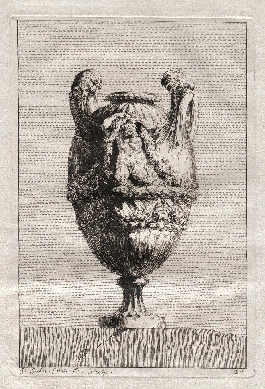 Suite de vases : Planche 27, 1746 - Jacques Francois Joseph Saly