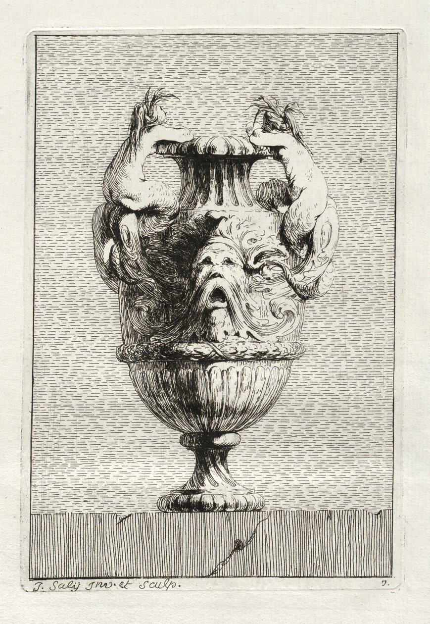 Suite de vases : Planche 7, 1746 - Jacques Francois Joseph Saly