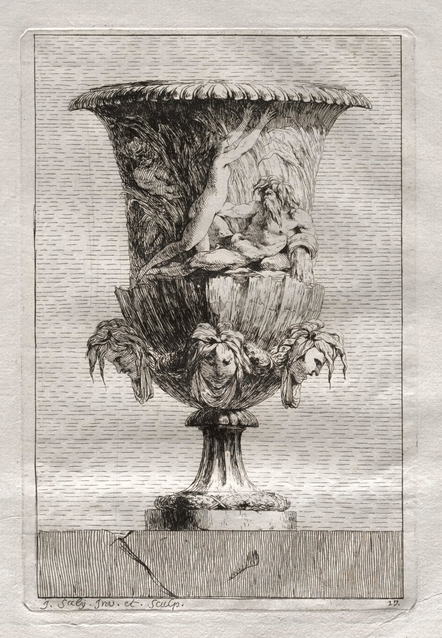 Suite de vases :  Planche 17 - Jacques François Saly