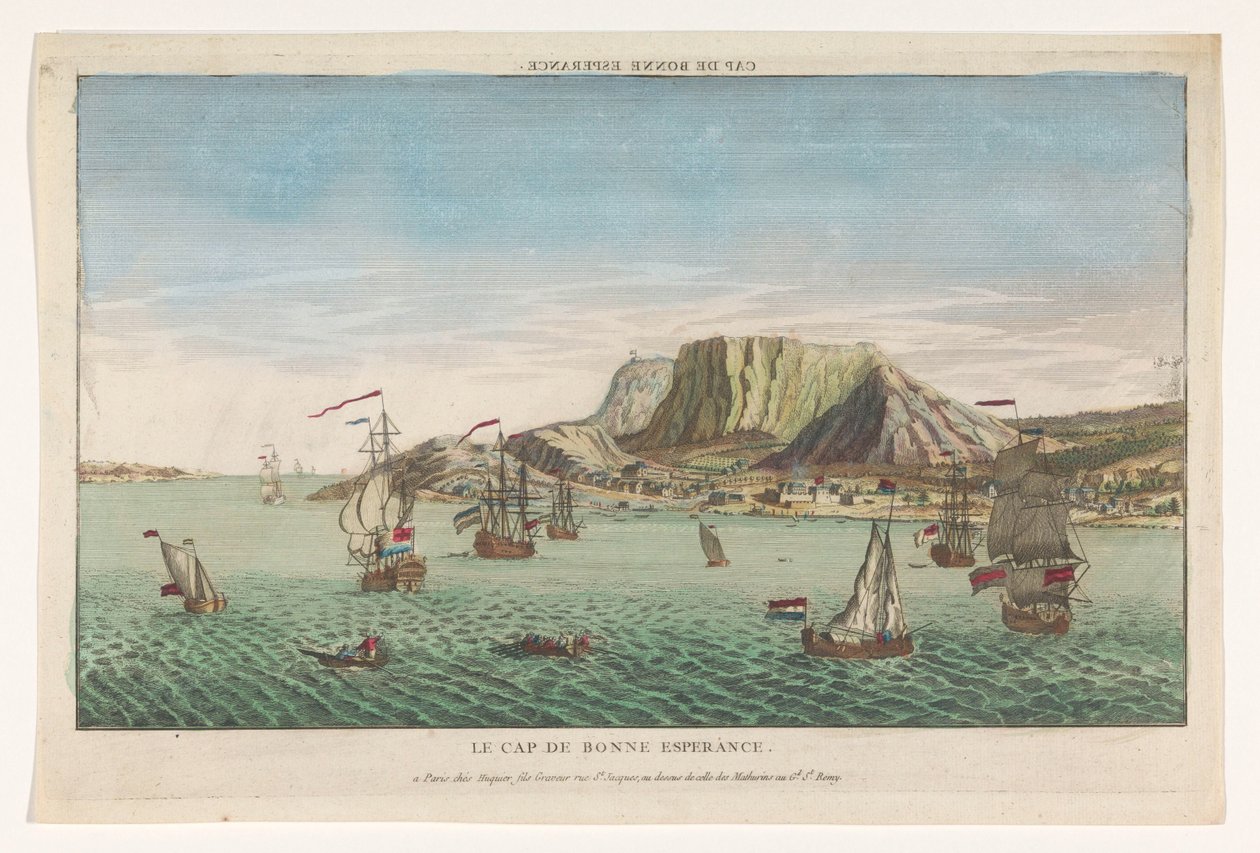 Vue du Cap de Bonne-Espérance - Jacques Gabriel Huquier