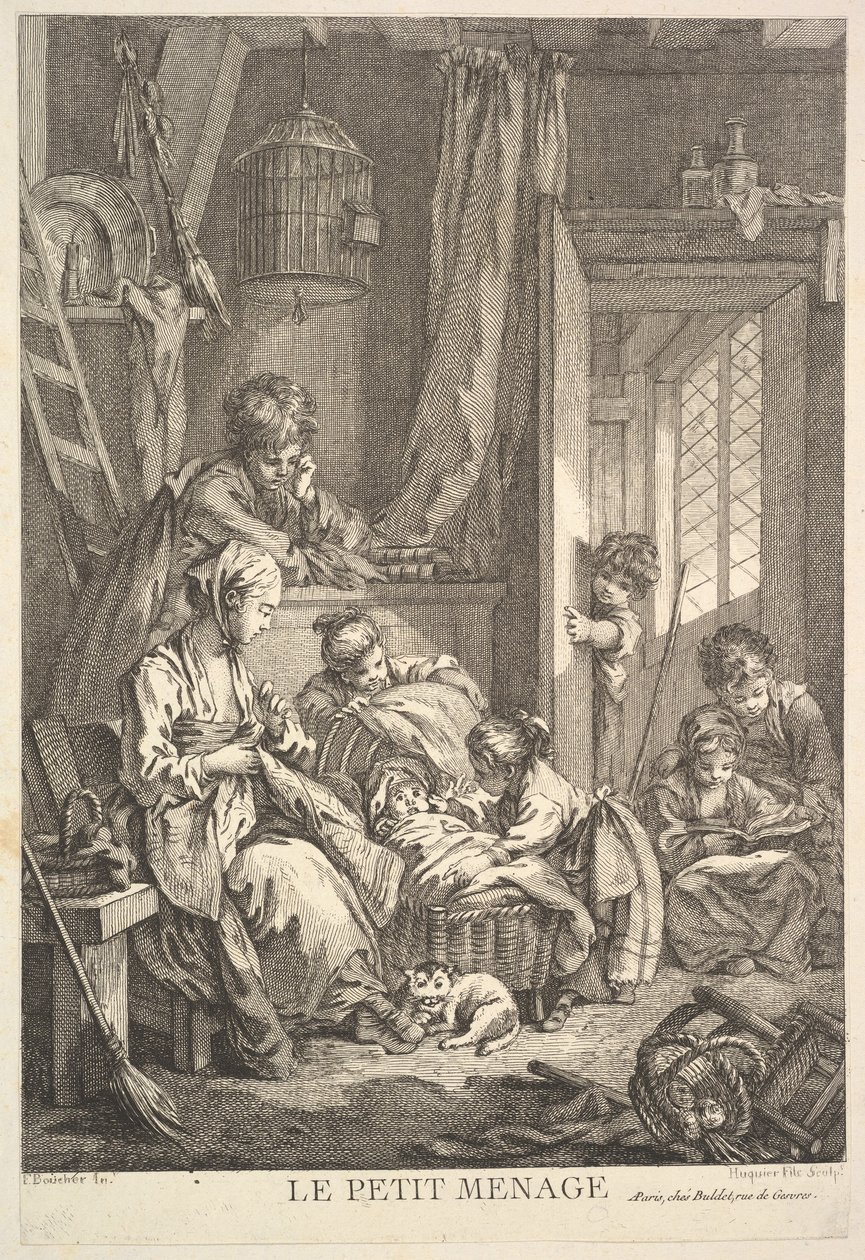 Le petit ménage - Jacques Gabriel Huquier