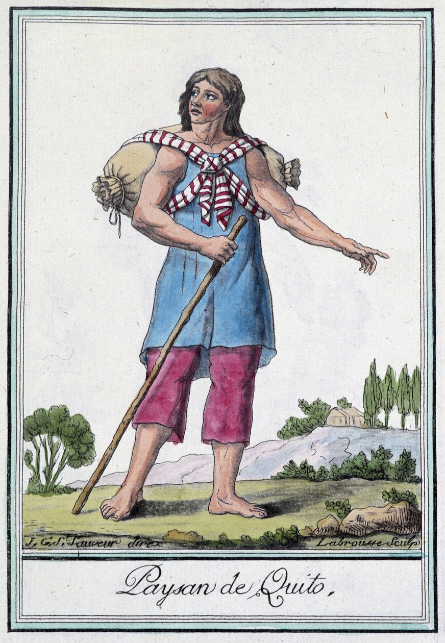 Paysans de Quito (Équateur) - Jacques Grasset de Saint Sauveur