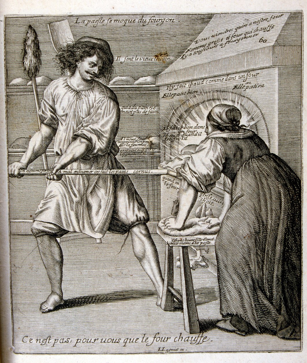 Illustration gravée du 17e siècle tirée d