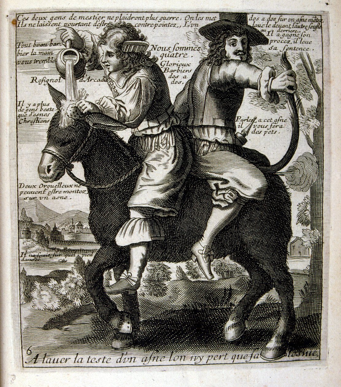 Illustration gravée du 17e siècle tirée d