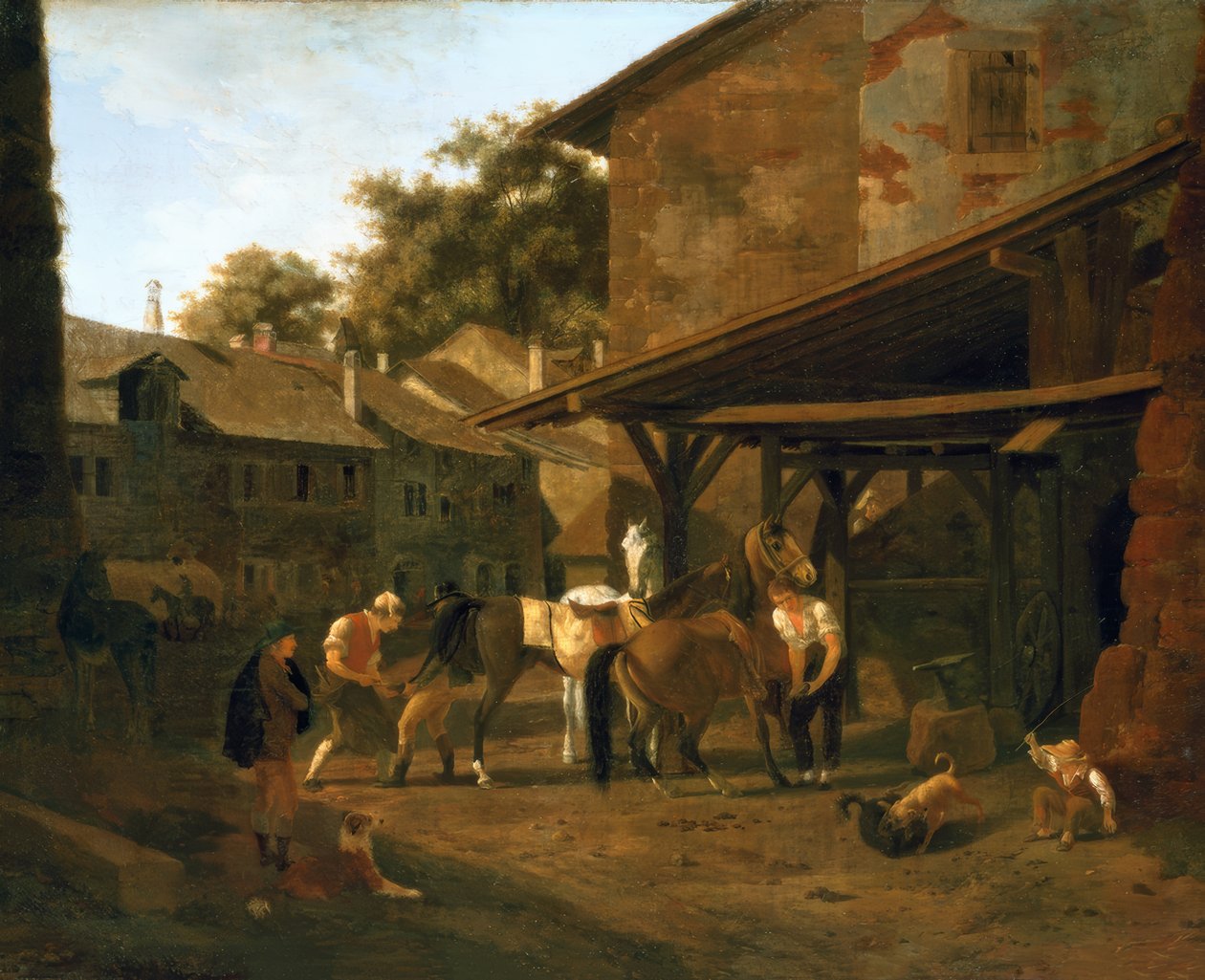 La forge de Lausanne - Jacques Laurent Agasse