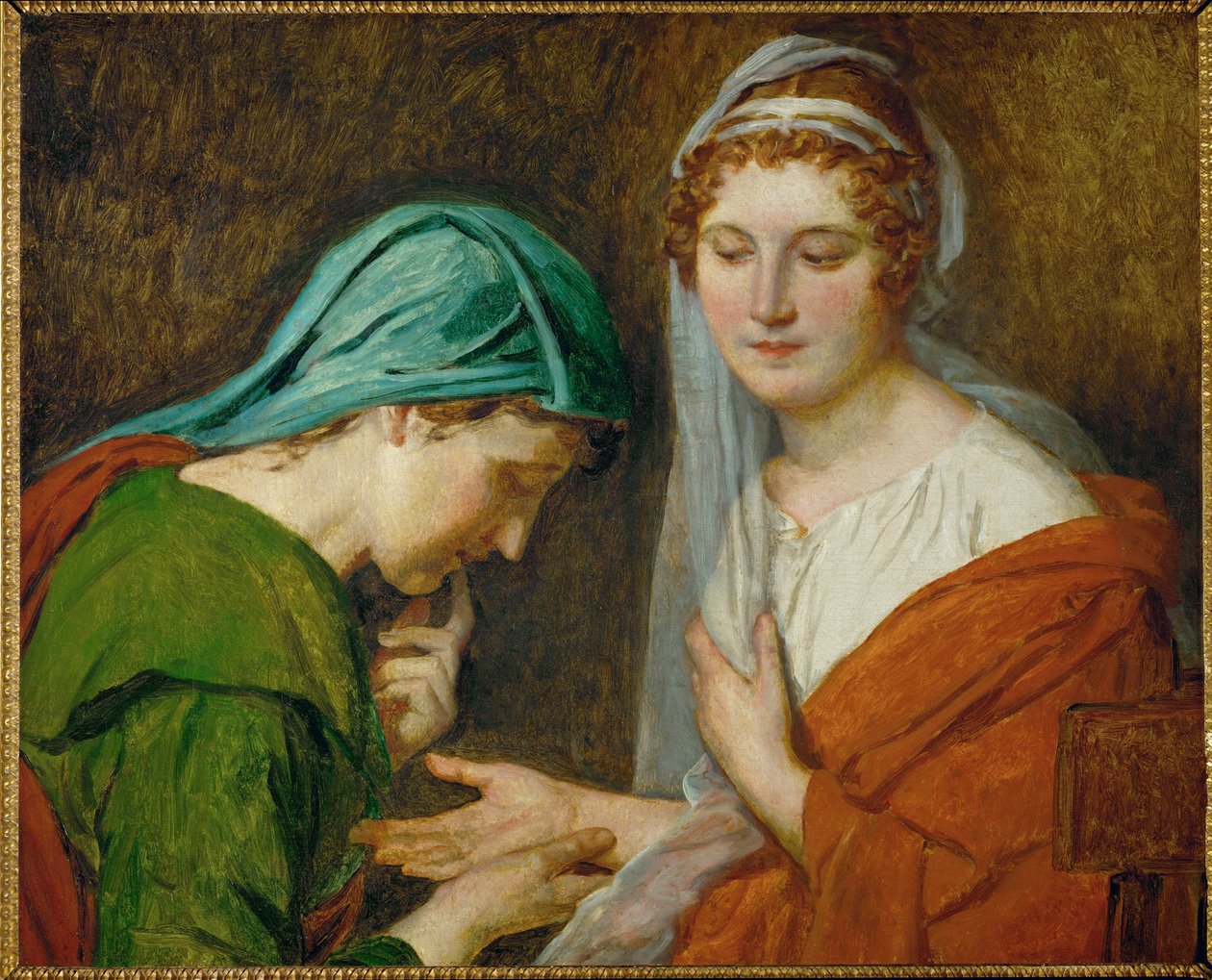 La Bonne Aventure … (oil on canvas) - Jacques Louis David