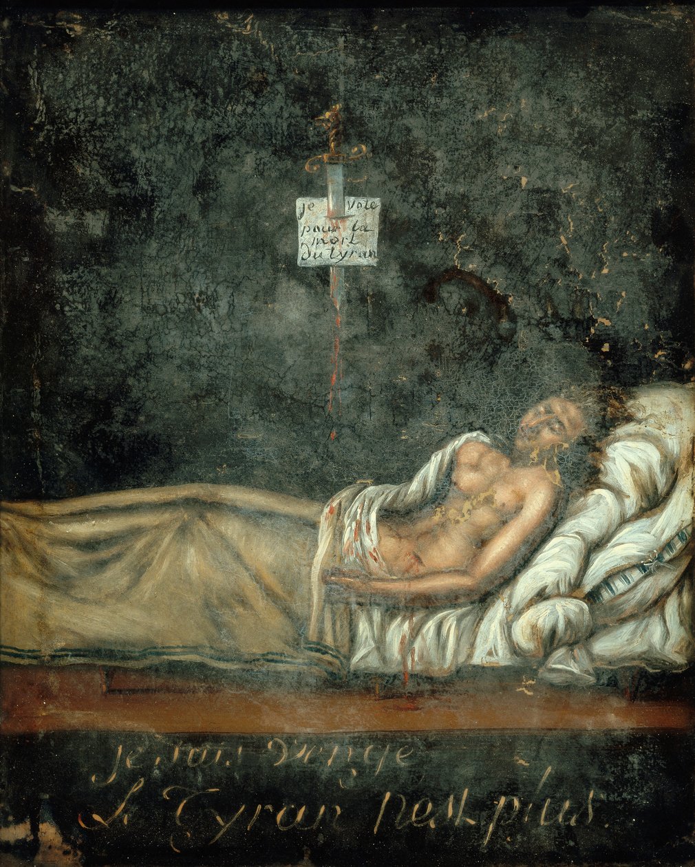 Louis-Michel Le Peletier, Marquis de Saint-Fargeau 1760-1793 sur son lit de mort - Jacques Louis David