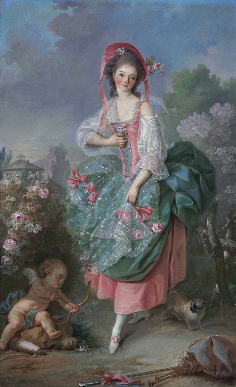Mademoiselle Guimard dans le rôle de Terpsichore - Jacques Louis David