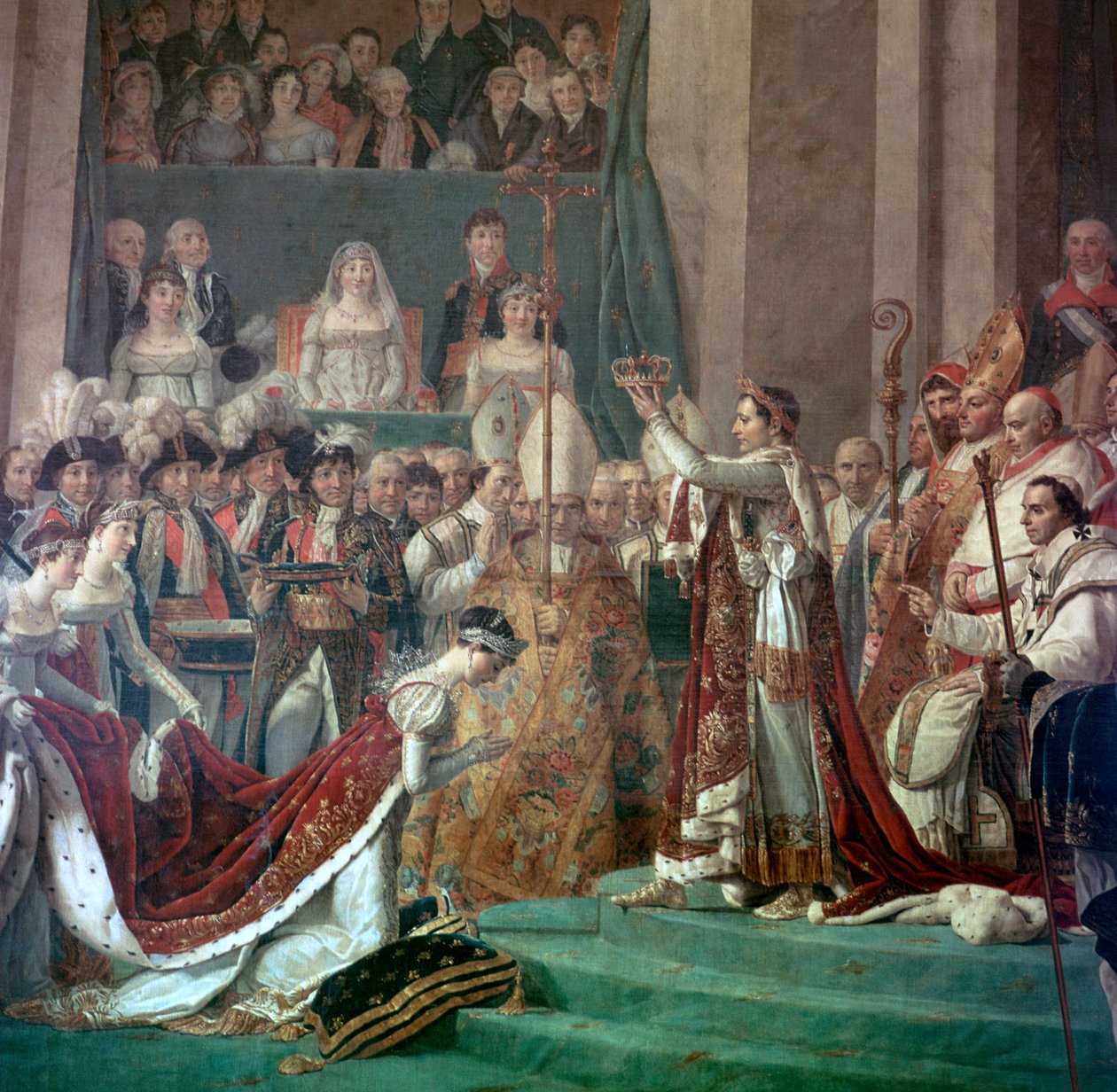 Peinture de Napoléon Buonaparte et de l