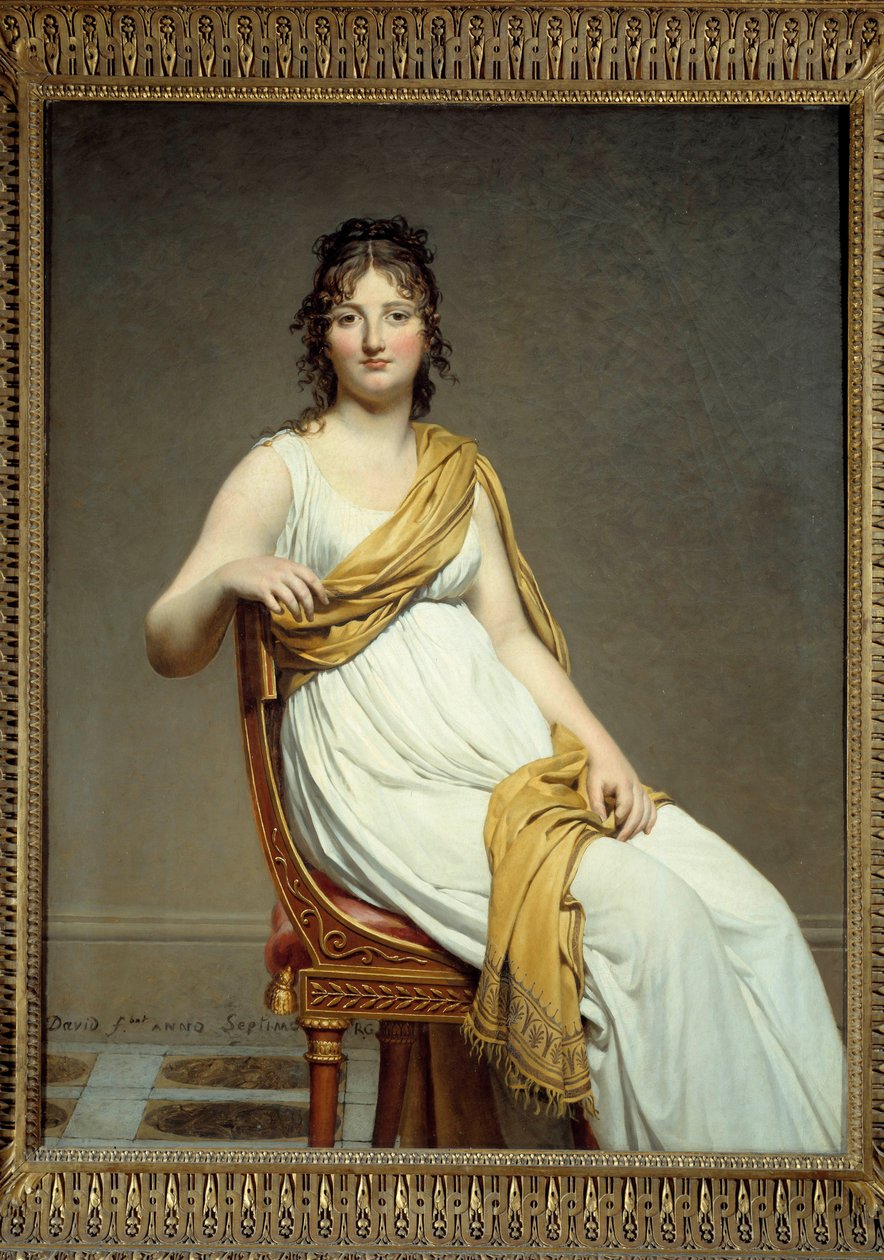 Portrait de Madame Raymond Verninac - Jacques Louis David