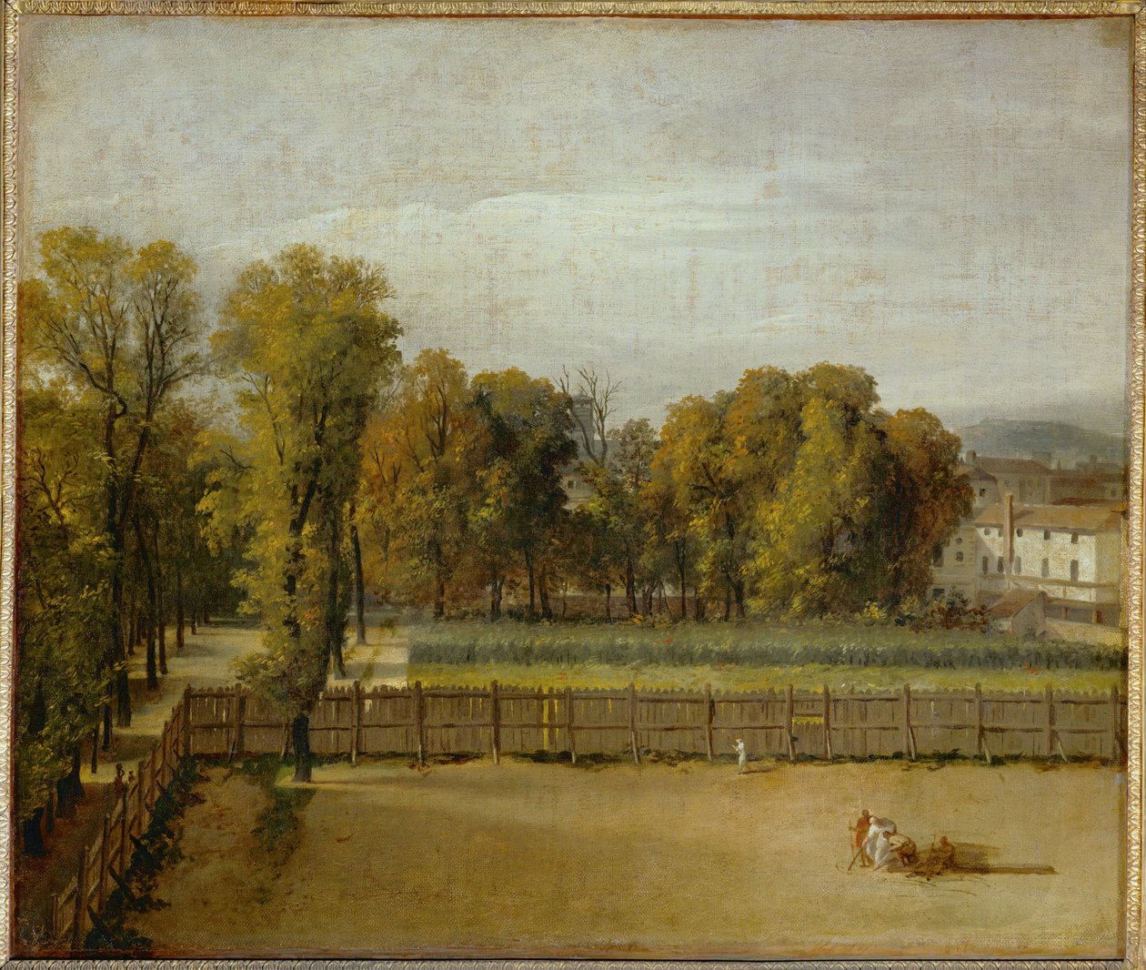 Vue du Jardin du Luxembourg a Paris … - Jacques Louis David
