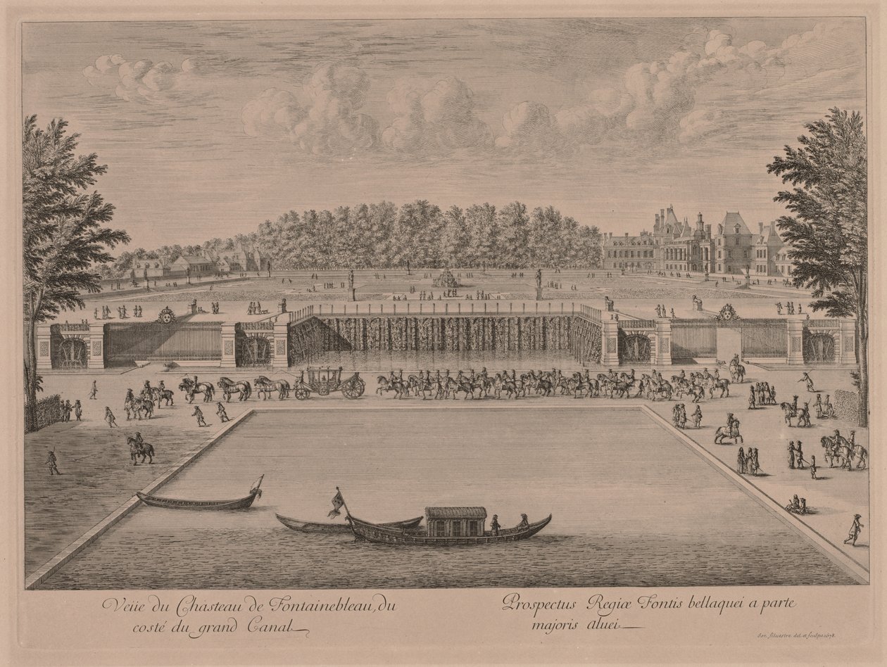 Château de Fontainebleau depuis le Grand Canal - Jacques Rigaud