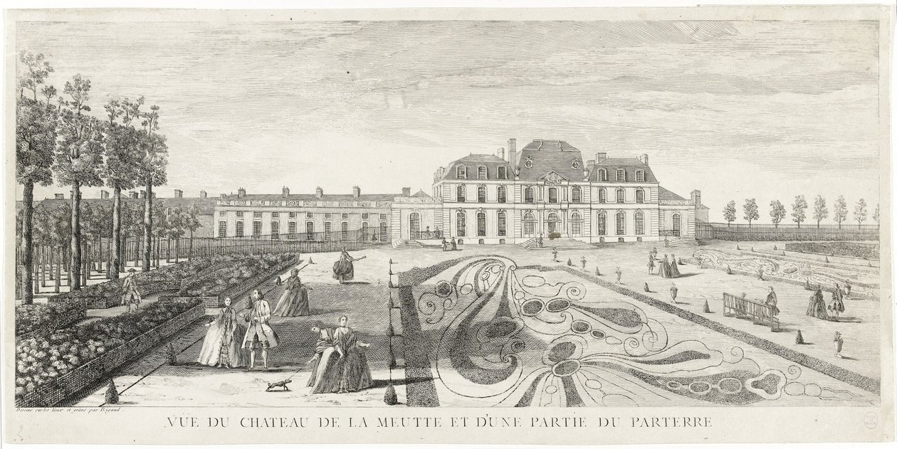 Vue du château de Meudon et d
