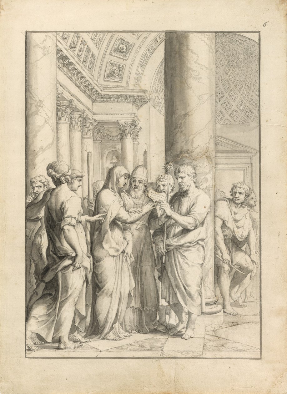 Mariage de la Vierge - Jacques Stella
