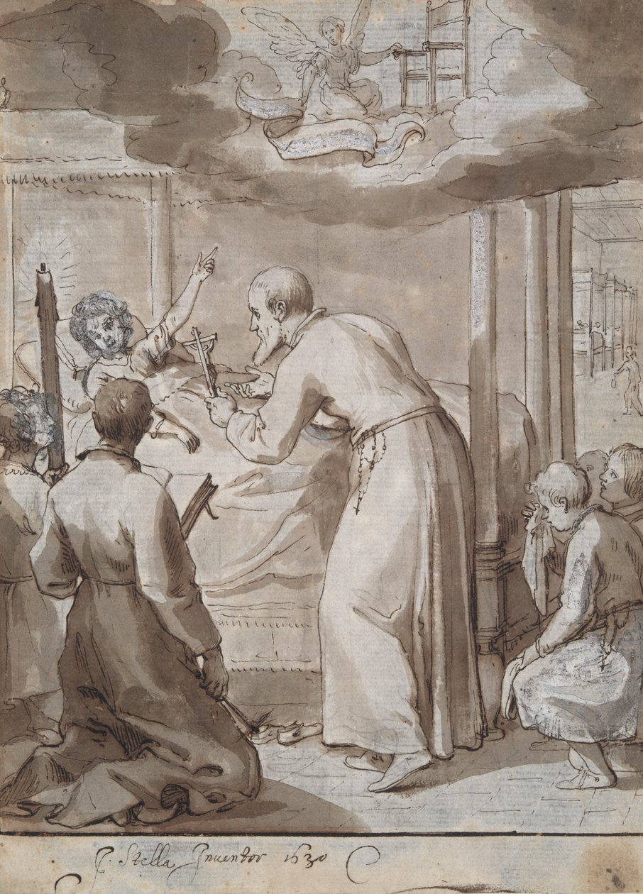 Saint Philippe visitant un hôpital - Jacques Stella