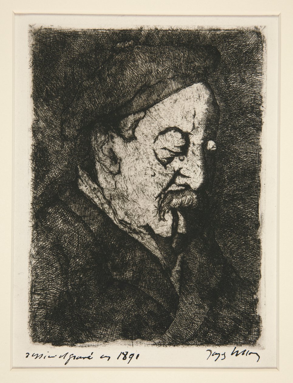 Portrait du peintre-graveur Emile Nicolle - Jacques Villon