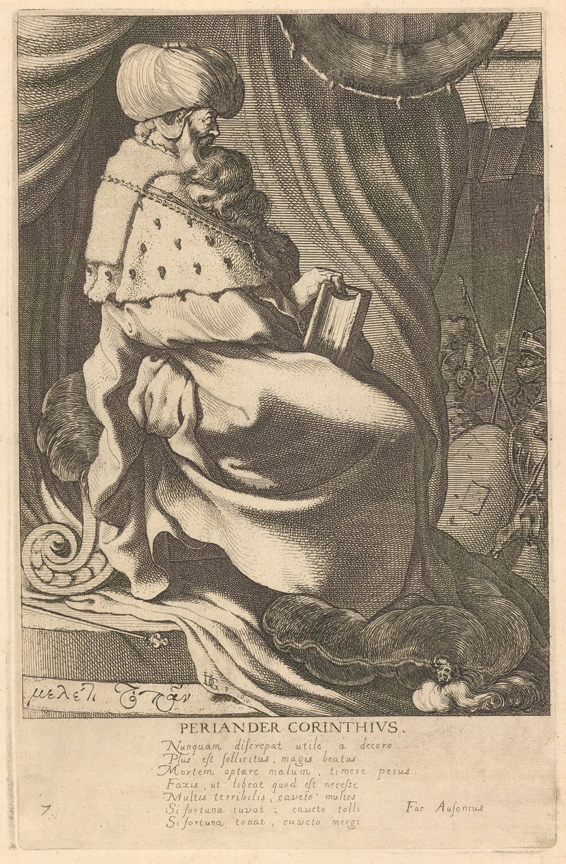 Périandre de Corinthe, #7 de la série Les Sept Sages de Grèce - Jacques de Gheyn III