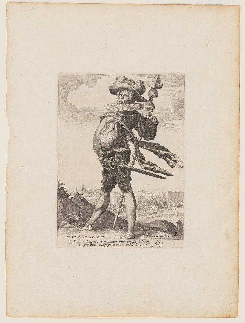 Colonel, des officiers et soldats de la garde du corps de l