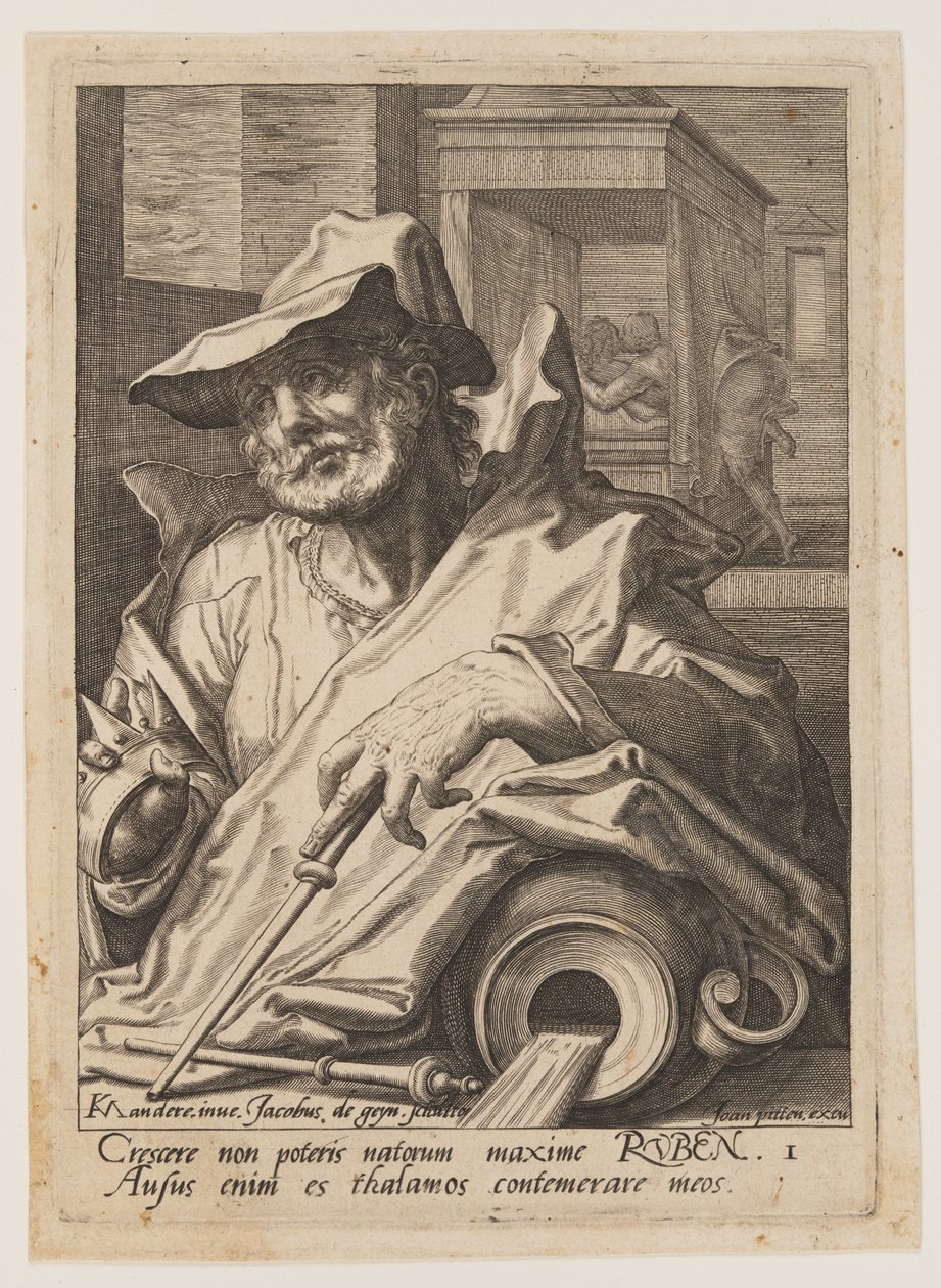 Ruben, tiré de Les douze fils de Jacob - Jacques de Gheyn II