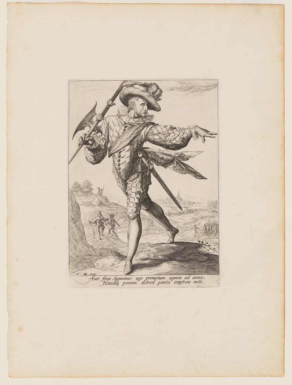 Sergent, des officiers et soldats de la garde du corps de l