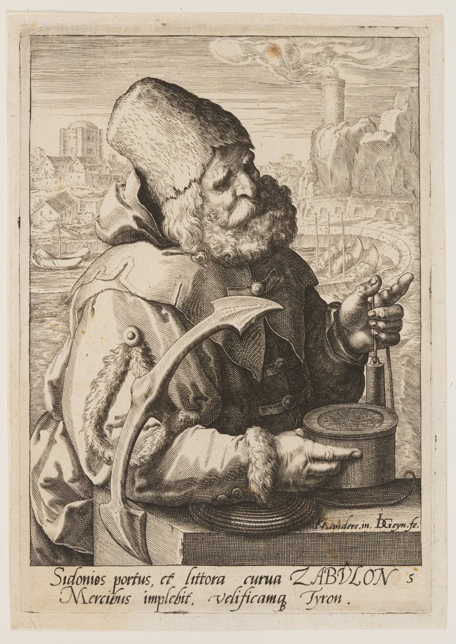 Zébulon, tiré des Douze fils de Jacob - Jacques de Gheyn II