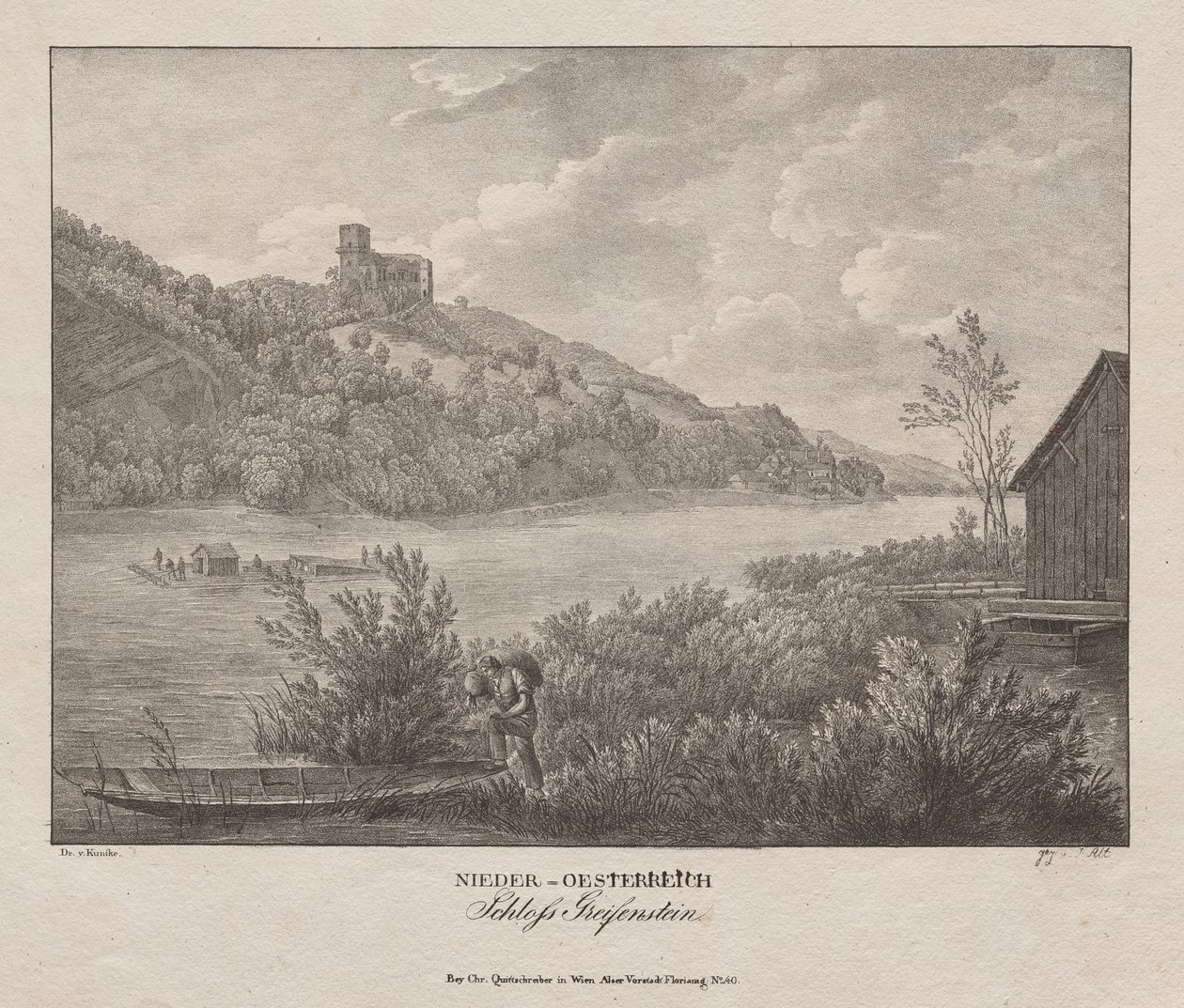 Basse-Autriche, château de Greifenstein - Jakob Alt