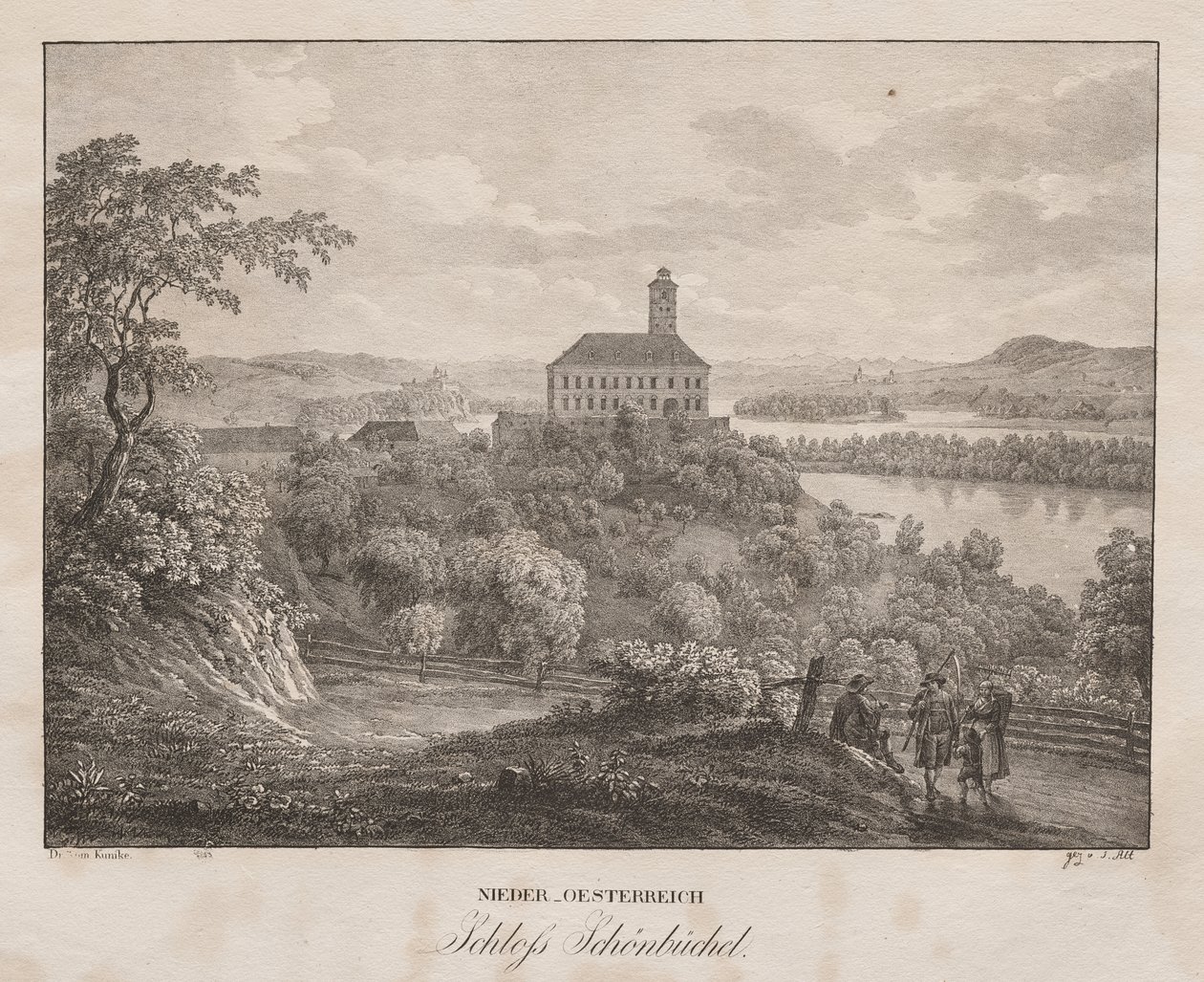 Basse-Autriche, Château de Schöbüchel - Jakob Alt
