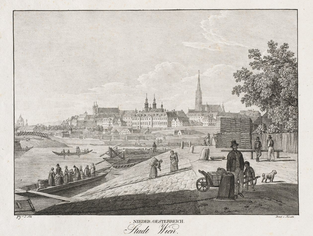 Nieder-Österreich, ville de Vienne - Jakob Alt